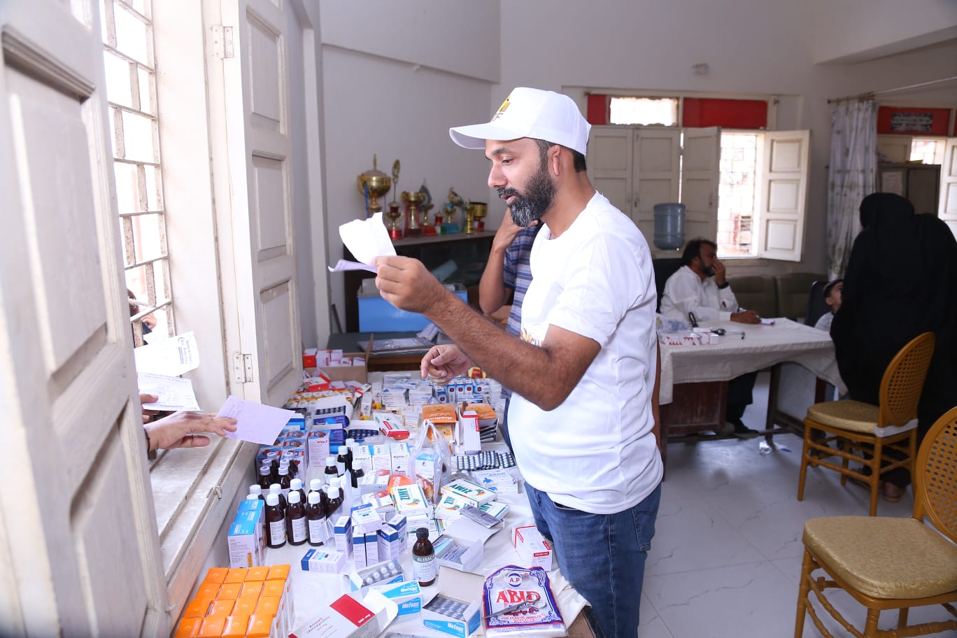 Medical assistance services delivered by ERF team